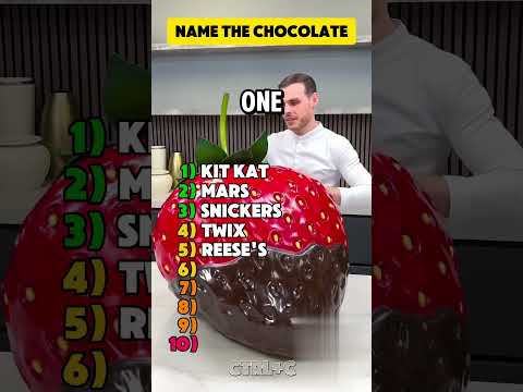 I bet you can't get 10/10 in this chocolate quiz video #quizmaster #itsquiztime  #shorts #ytshorts