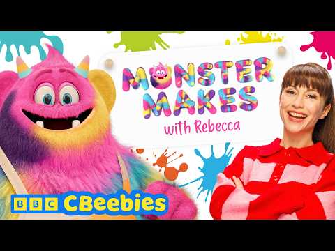 Easy Animal Crafts for Kids 🐰🐢 | Monster Makes | CBeebies
