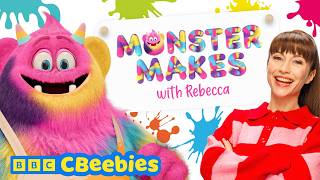Easy Animal Crafts for Kids 🐰🐢 | Monster Makes | CBeebies