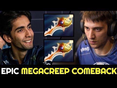 SUMAIL vs ARTEEZY Epic Megacreep Comeback — Rapier Hoodwink vs Rapier Medusa 7.28 Dota 2