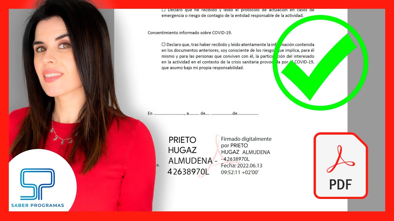 Cómo FIRMAR PDF con firma DIGITAL ✅ sin imprimir