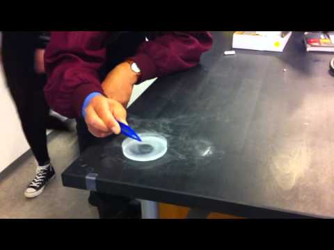 Forsøg med superleder