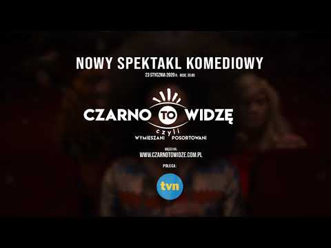 Omenaa Mensah z gigantycznym afro na głowie promuje sztukę Czarno to widzę