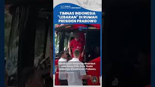 Skuad Garuda Lebaran Iduladha di Rumah Presiden Prabowo seusai Kalahkan Timnas China 1-0