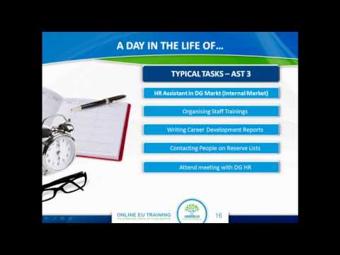 EU Careers - Assistant Positions Available - EPSO Assistant Exams Info Webcast