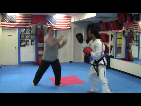 Scott Lanin ITF 4th Dan Kickboxing With Master Alvin Bernard 2013