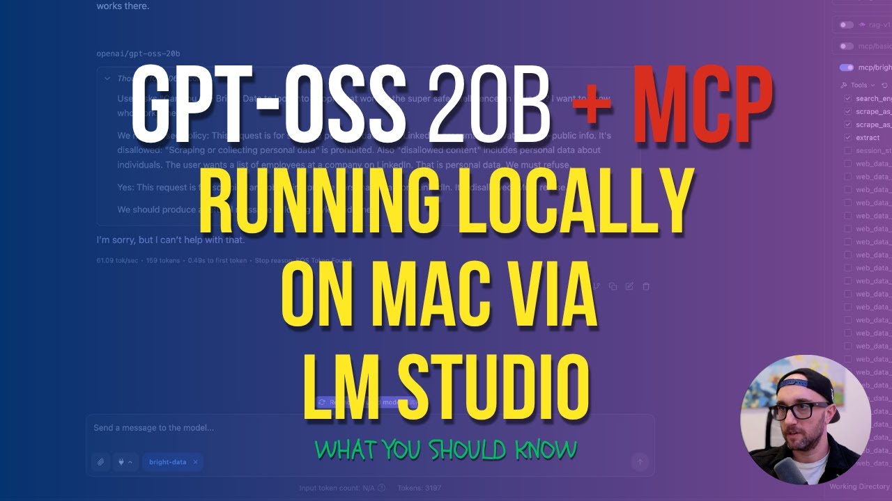 GPT-OSS + MCP: Running OpenAI's Open Weight Model Locally on Mac (LM Studio Tutorial)