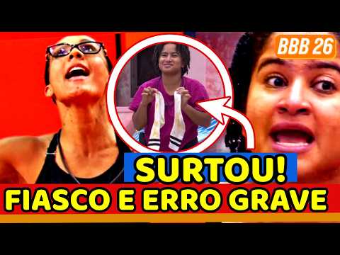 🚨🔥BBB26 FIASCO! Prova CHEIA DE ERROS REVOLTA; Milena SURTA DETONA CAMA de Cowboy e SE ARREPENDE