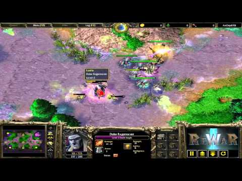Lucifer(UD) vs Romantic(HU) - WarCraft 3 Frozen Throne - RN1293