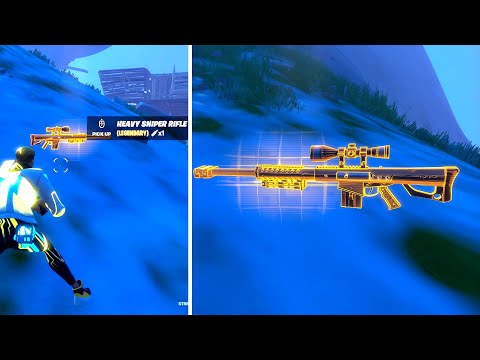 Fortnite UNVAULTED The Heavy Sniper! (Gameplay)