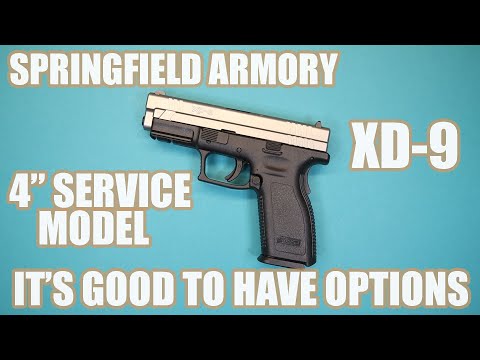 SPRINGFIELD ARMORY XD-9 4 INCH SERVICE MODEL...IT'S GOOD TO HAVE OPTIONS