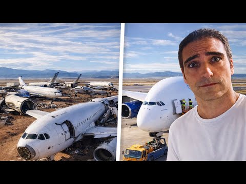 Entré en el mayor cementerio de aviones de Europa | Aeropuerto de Teruel