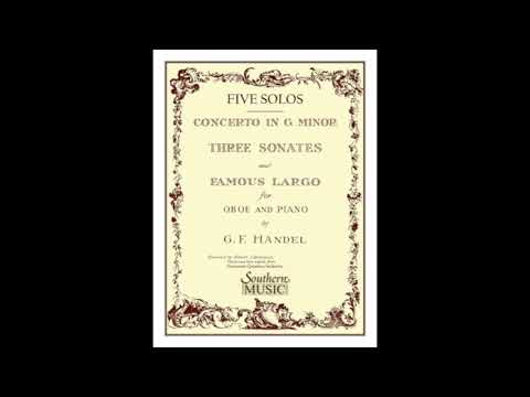 Handel Concerto in g-minor 2nd Mov (A=440) "Karaoke - Accompaniment"