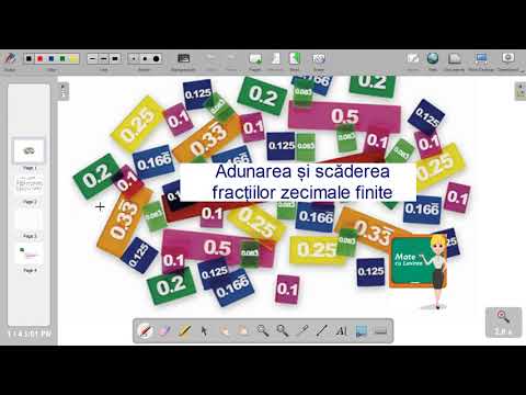 Adunarea si scaderea fractiilor zecimale finite