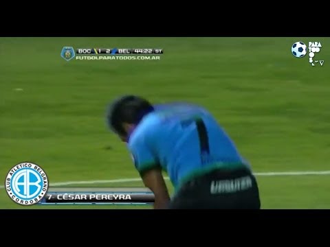 Gol de Pereyra. Boca 1 Belgrano 3. Fecha 2. Torneo Final 2014. Fútbol Para Todos
