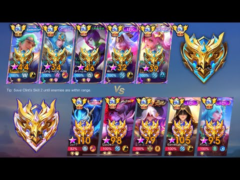 TOP GLOBAL CLINT VS ENEMY TOP GLOBAL HERO AND HIGH RANK🔥 HARDEST RANKED GAME!!  (Who Will Win?)