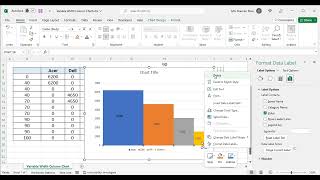 How to Create a Variable Width Column Chart in Excel