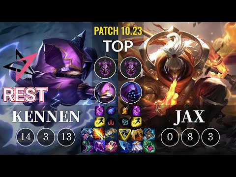 JT Rest Kennen vs Jax Top - KR Patch 10.23