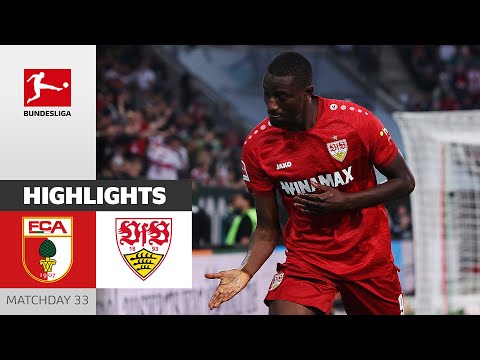 Resumen de FC Augsburg vs Stuttgart Jornada 33