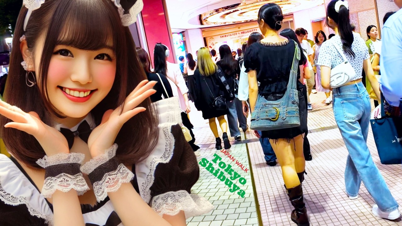 Tokyo Shibuya 🐶 Young Street 💖 4K Nonstop 1 Hour