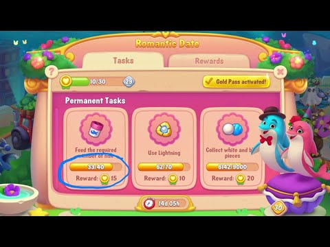 @Fishdom Quest Feeding. How Feed Counters Works in Fishdom? I Can't Tell, It's Unpredictable 😕