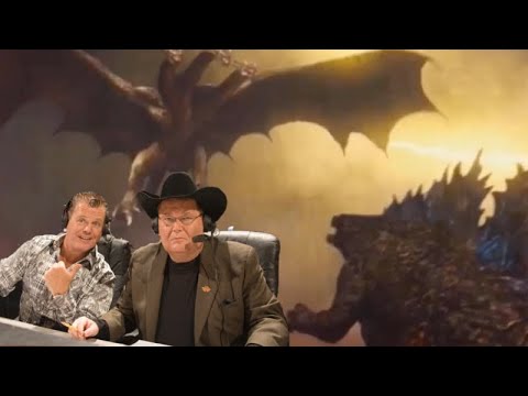 Godzilla but with WWE announcers