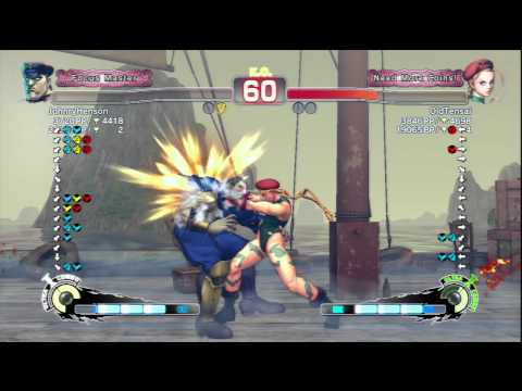 JohnryHenson [M.Bison] Vs OldTensai [Cammy] SSF4 AE Online Ranked Matches - PSN