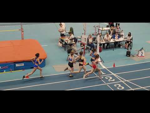 Lena bieg 1000m 3:06.46 (PB), 3.Mityng Pamięci Ireny Szewińskiej U14 i U16. TORUŃ, 31.01.2021