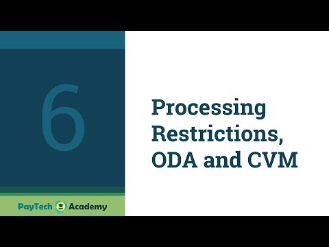 Lesson 6.6: Processing Restrictions, ODA and CVM