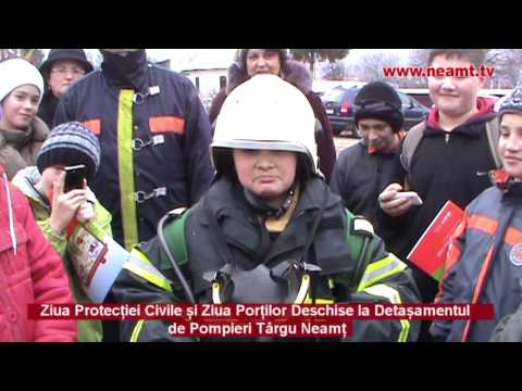 Ziua portilor deschise la Detasamentul de Pompieri Targu Neamt
