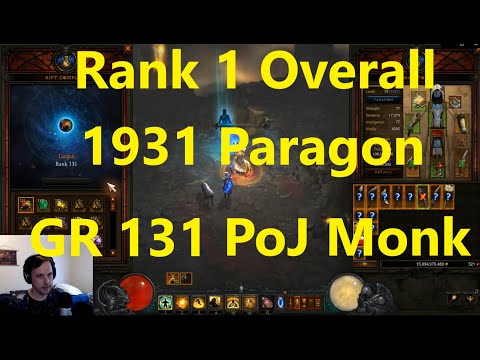 GR 131 Rank 1 Overall Monk PoJ NA HC