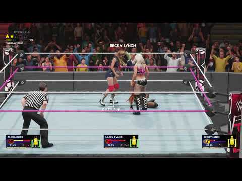 WWE 2K19 Alexa Bliss VS Lacey Evans VS Becky Lynch for RAW Women's champ
