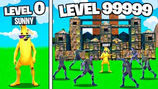 I BUILT A LEVEL 999,999 FORTNITE ZOMBIE TYCOON