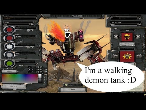 Let's play dawn of war dark crusade part #1 Some lore about the word bearers