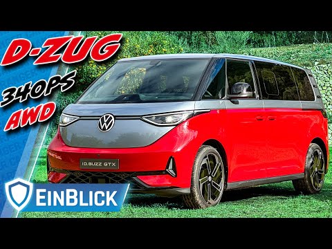 SO hätte er kommen MÜSSEN! VW ID. Buzz GTX - Als Langversion mit Allrad wird er zum echten Bus