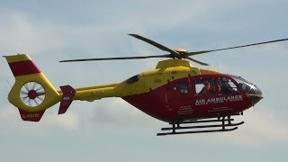 preview picture of video 'Thames Valley and Chiltern Air Ambulance at Abingdon 4th May 2014'