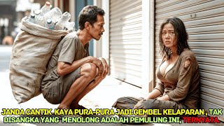 Download lagu Janda kaya pura-pura jadi gembel kelaparan, tak disangka yang menolong adalah pemulung ini, ternyata mp3