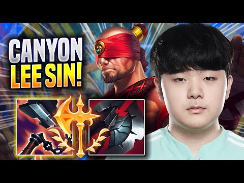 CANYON RANK 1 KOREA IS READY FOR LEE SIN! - DK Canyon Plays Lee Sin JUNGLE vs Sylas!