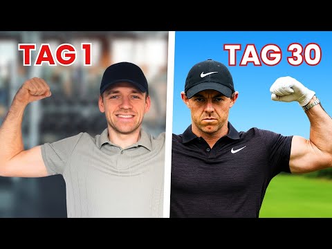 Ich trainiere 30 Tage wie Rory McIlroy  (Wie viel weiter kann ich den Ball schlagen?)