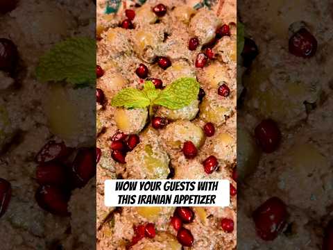 Let’s make this incredible Iranian Appetizer - ZEYTOON PARVARDEH #iranianfood #recipe #persianfood