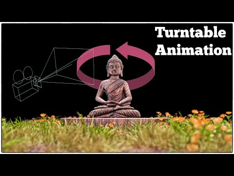Quick Turntable Animation | Camera Rotation | Blender Beginners tutorial