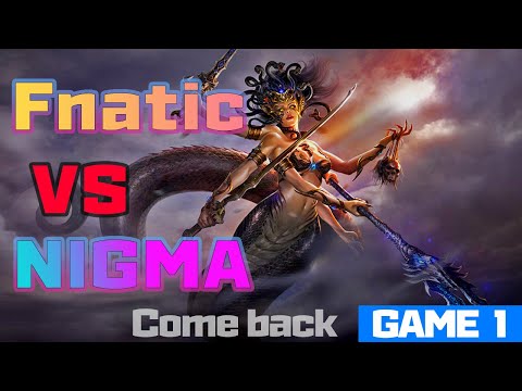 NIGMA VS FNATIC GAME 1 Comeback| DreamLeague Season 13 Groups Stage