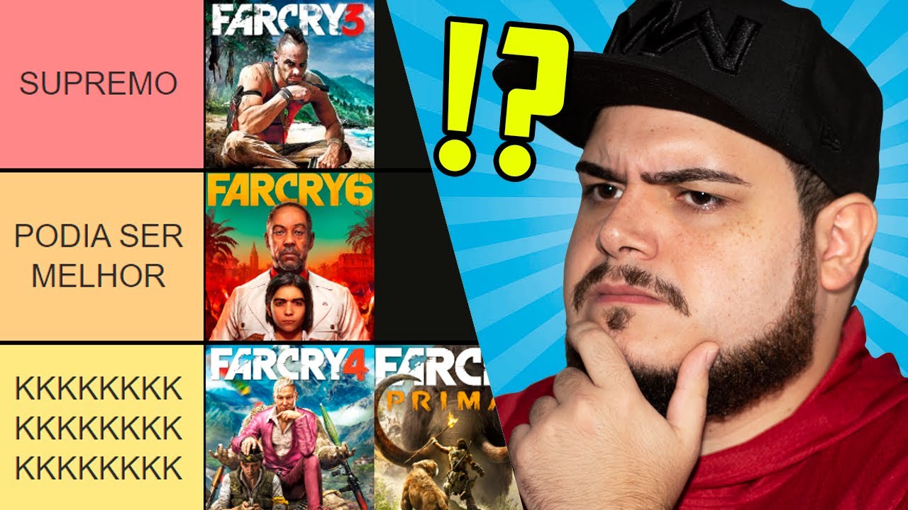 TIER LIST DE FAR CRY! - SIDÃO DO GAME