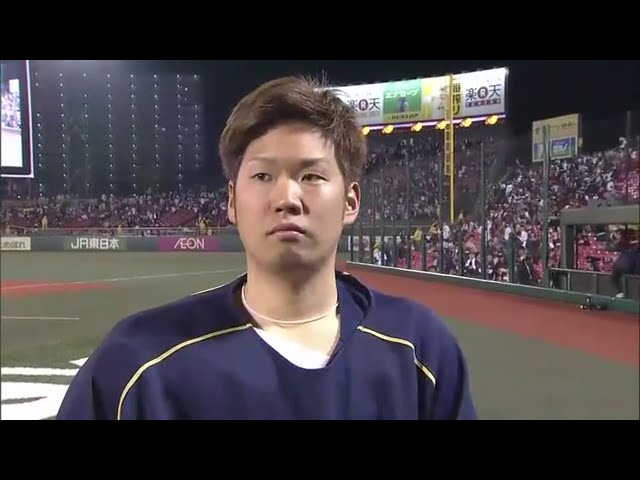 バファローズ西投手ヒーローインタビュー 2014/5/13 E-Bs