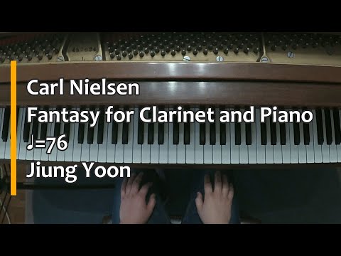 Piano Part- Nielsen, Fantasy for Clarinet and Piano, ♩=76