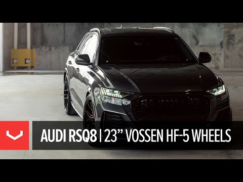 Lowered Audi RSQ8 | 23" Vossen HF-5 Wheels
