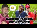 Randomly Ranking NFL Players With A TWIST