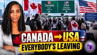 Are Canadians & Immigrants Leaving Canada for the USA in Mass Because There Are Too Many Immigrants?