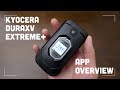 Kyocera DuraXV Extreme+ App Overview