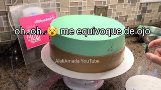 pastel de baby yoda en chantilly diseno sencillo